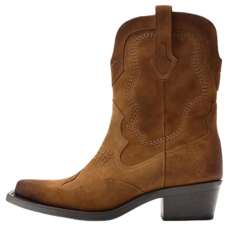 

Zara Slip-On Vintage Ankle Boots Men boots Brown 2021620700 41