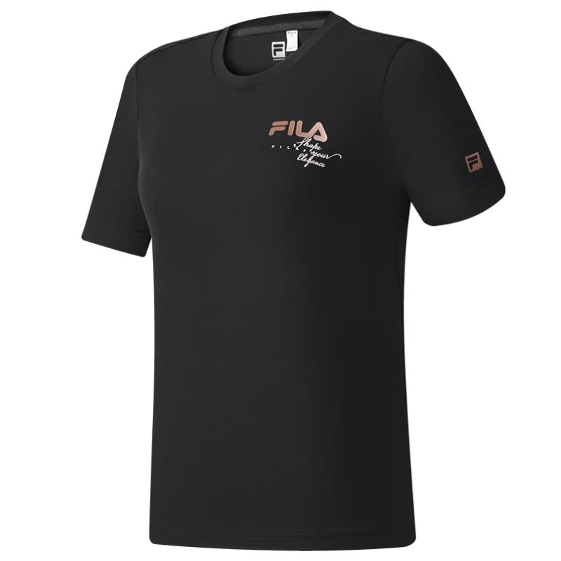 FILA Women s OPTIMA-COTTON Anti-bacterial Short Sleeve T-Shirt S