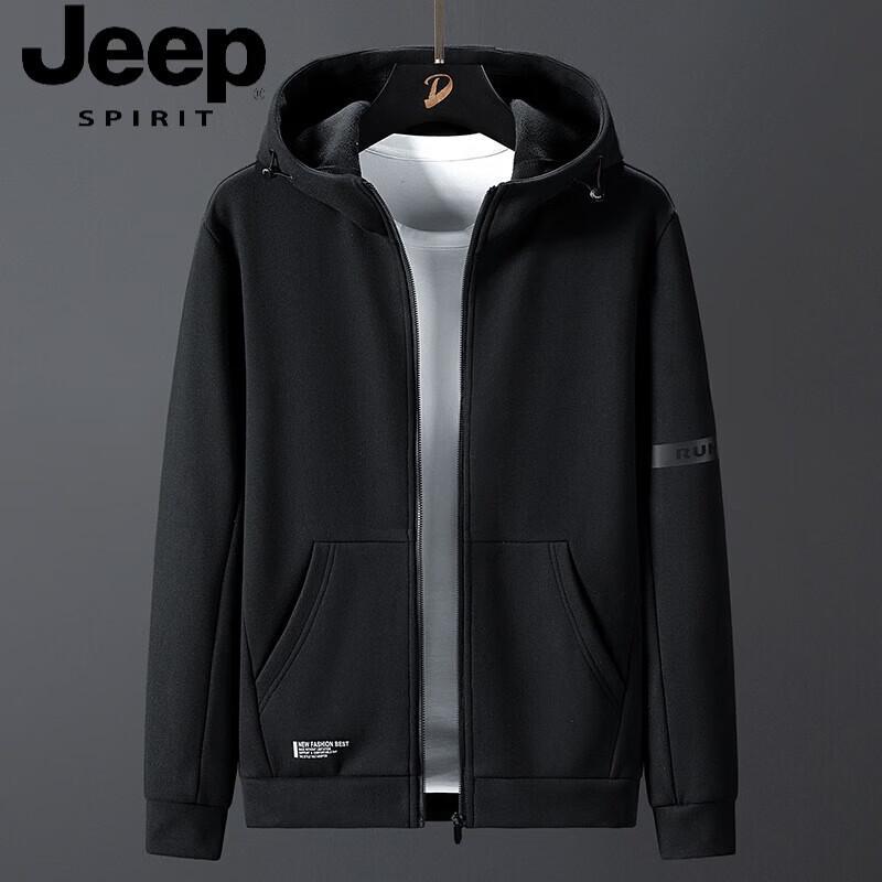 JEEP SPIRIT Men s Hooded Fleece Jacket 5XL