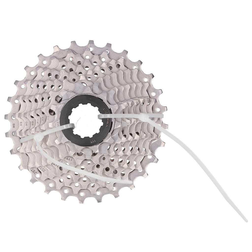 BOLANY Road Bike 9 Speed Freewheel Bicycle 11‑28T Cassette Flywheel Replacement Silver