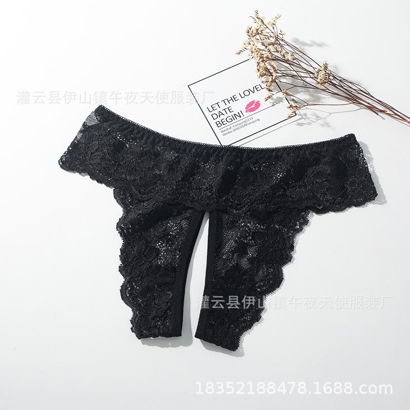Sexy Panties Female Temptation Open Crotch Large Size Fat Passion Hot Lace Sexy Flirting One Piece Sent On Behalf of a
