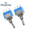 1/5Pcs DIY Toggle Switch ON-OFF-ON / ON-ON 3Pin 3 Position Latching MTS-103 MTS-102 AC 125V/6A 250V/3A Power Button Switch Car
