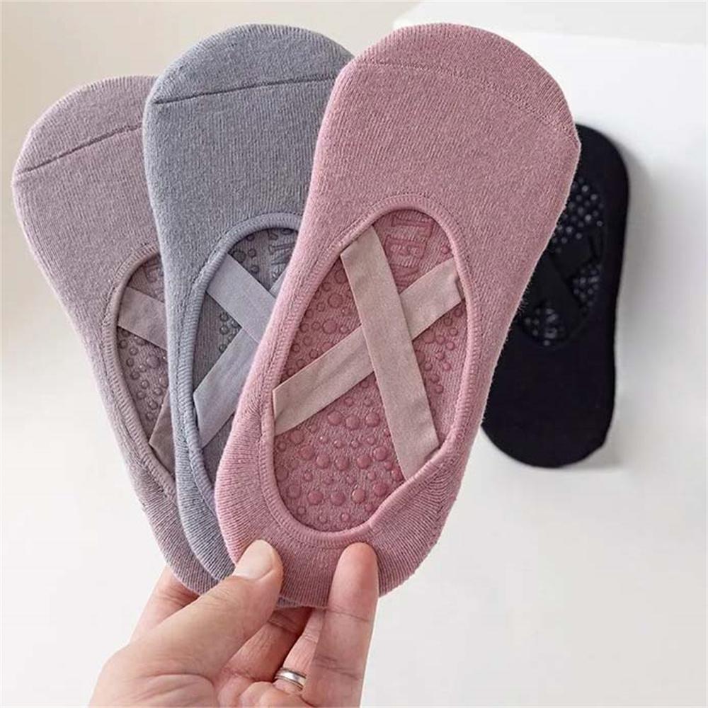 4 Paar Antislip Enkel Yoga Sokken voor Dames – Perfect voor Yoga, Pilates en Workouts