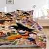 Dragon Ball Super Characters Bedding Set  Comforter Cover Gift for Bedroom,Includes 1 Cover and 2 Pillowcases, No InsertB360