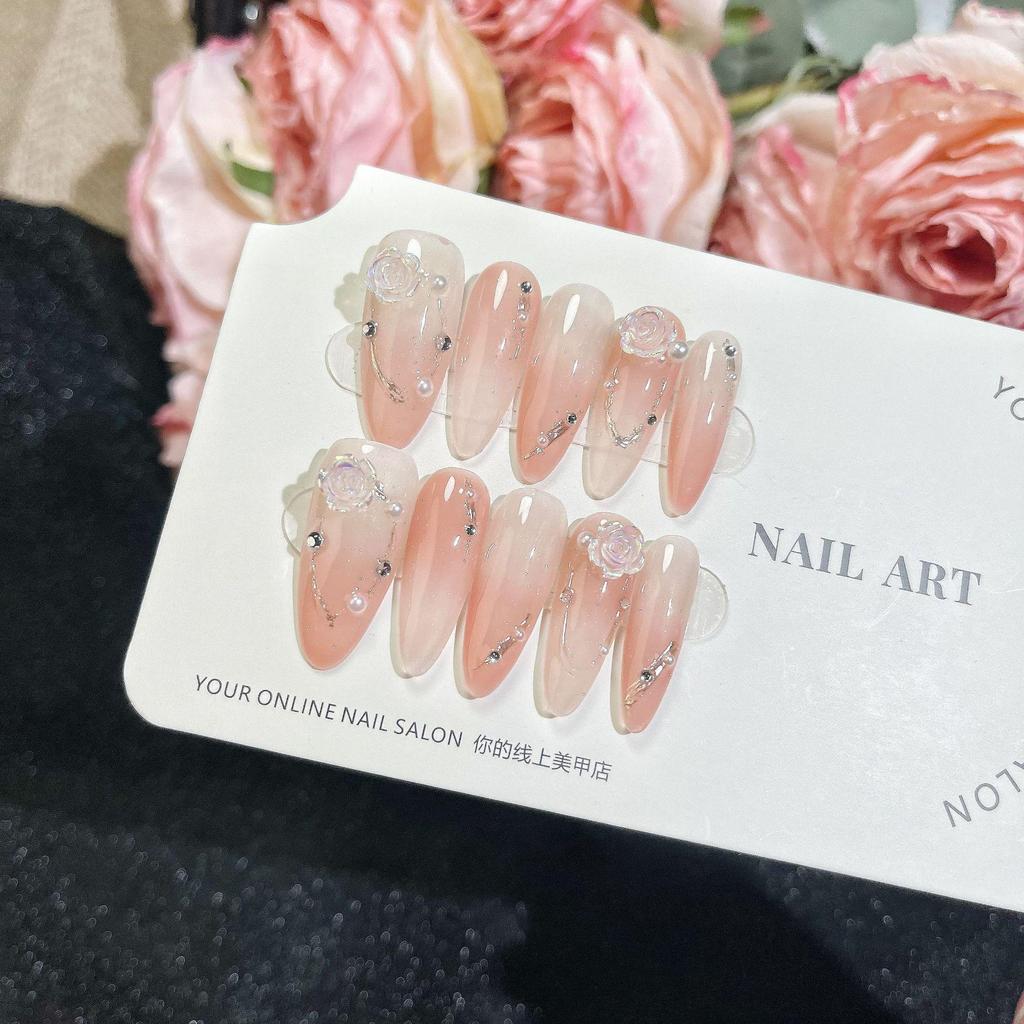 Handmade Removable Summer Nails - INS Style