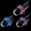 Men's Silicone Delay Lock Ring - Wolf Tooth Design for Enhanced Pleasure