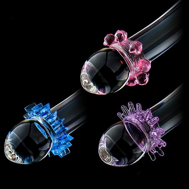 Men's Silicone Delay Lock Ring - Wolf Tooth Design for Enhanced Pleasure