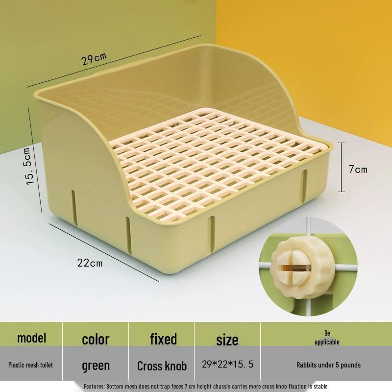 Large Anti-Tip Rabbit & Guinea Pig Plastic Litter Tray