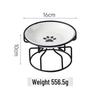 Ruhan Ceramic Elevated Pet Bowl with Iron Stand