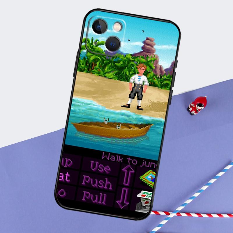 Monkey Island Print Soft Case For iPhone 16 15 14 13 12 11 Pro Max XS X XR 7 8 Plus 13 12 Mini Protection Cover