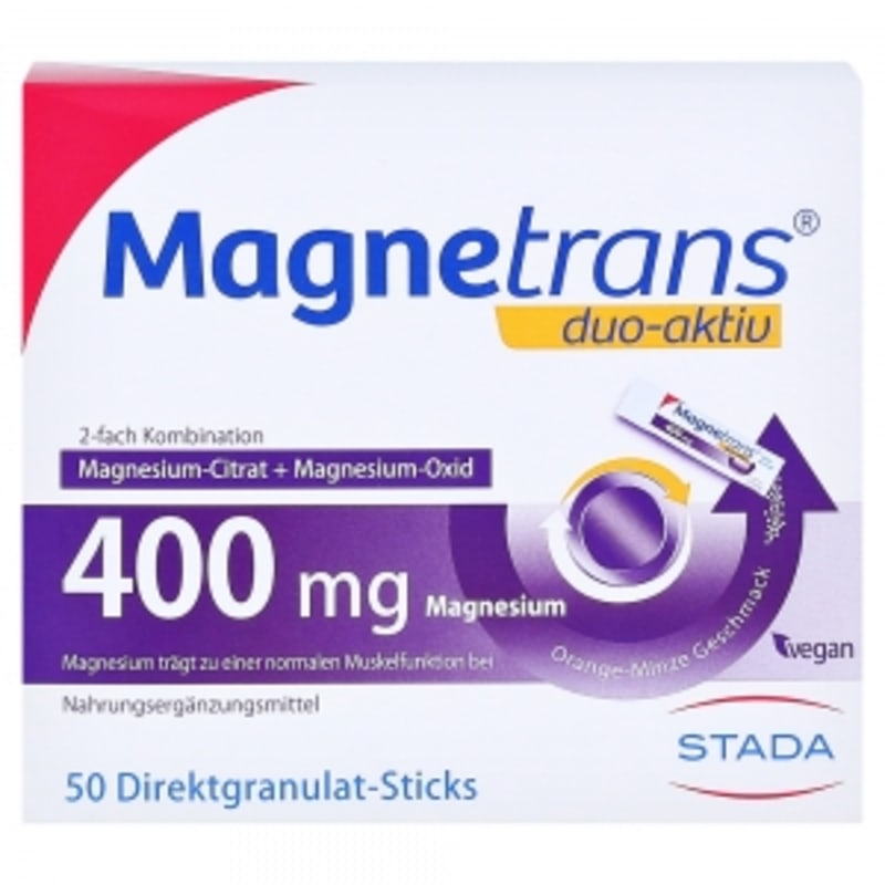 

Magnetrans Duo Active 400 мг 50 стіків