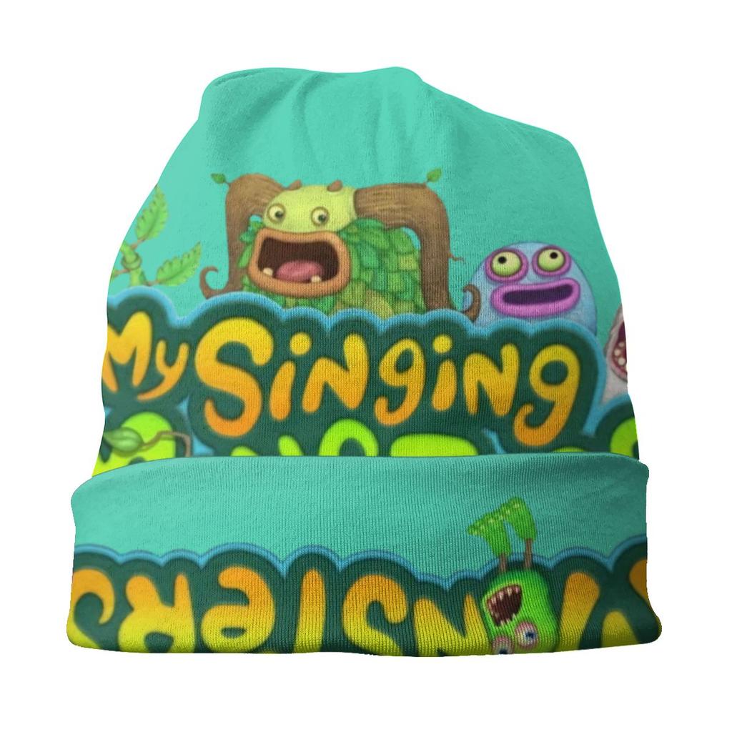 My Singing Monsters Bonnet Femme Knitted Skullies Beanies Caps Women Unisex Winter Warm Electronic Video Game Slouchy Beanie Hats