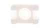 Saddle Holder For Cable Ties White 4.8Mm 9.5X15Mm F=3.5Mm Bmsb5498E /100Pcs/