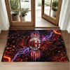 AC Milan Design Crystal Velvet Rug Soft Decorative Mat for Bedroom Entrance