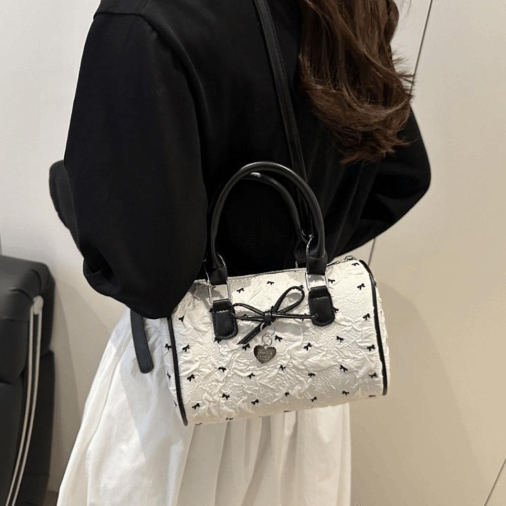 Korean Bow Pillow Bag Small Women's Handbags Fashion Bow Crossbody Bag  Girls