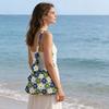 Eco-Friendly Cotton Hand-Knitted Hobo Bag Cotton Yarn Shoulder Bag  Picnic Aesthetic Gear