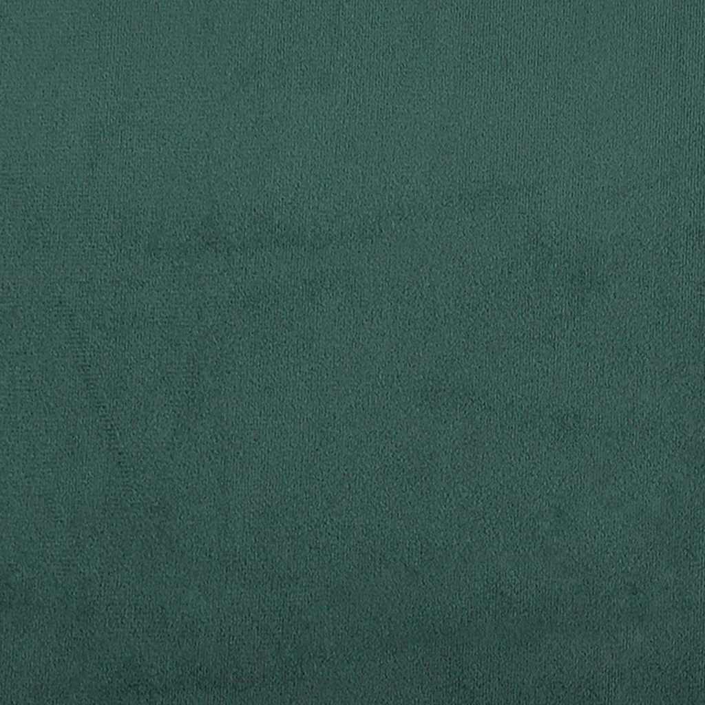 Box Spring Bed with Pillow Dark Green 200 x 80 cm Velvet