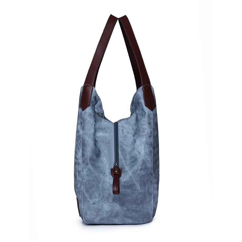 Mammaveske Stor Kapasitet Tote Bag Dame Skulderveske Ensfarget Crossbody-veske