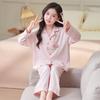Girls Cotton Pajama Set Long Sleeve Hoodie Style Sleepwear Kids 8-14 Years Winter Home Wear