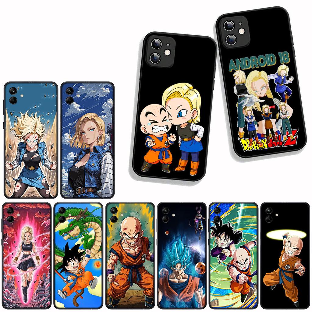 For Xiaomi Redmi 15C 15 A4 A5 9A 9T 10A 10C 9C NFC Note 11 9 8 10 Pro 8T Phone Cover Case Android 18 Krillin Dragon Gokus Ball