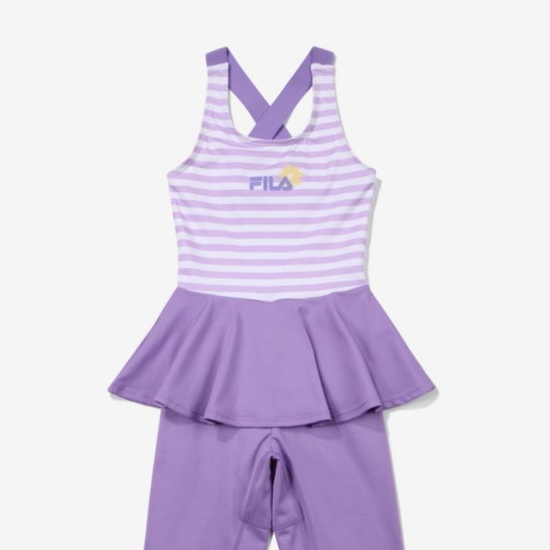 [fila Kids] Stripe Swim Set Up  Fk2swf2a15f Lvd  q0zFk2swf2a15fLvd
