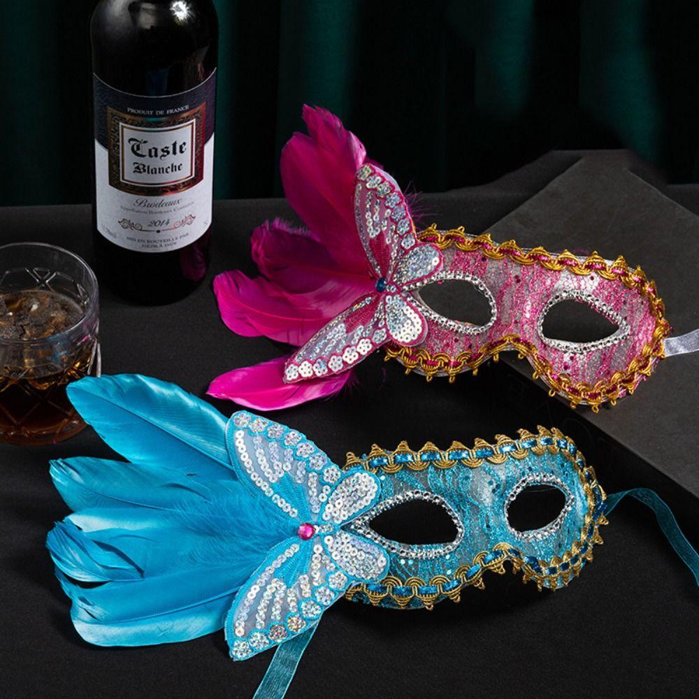 

Маскарадная маска бабочка перо венецианские маски модные маскарадные маски для женщин женщины