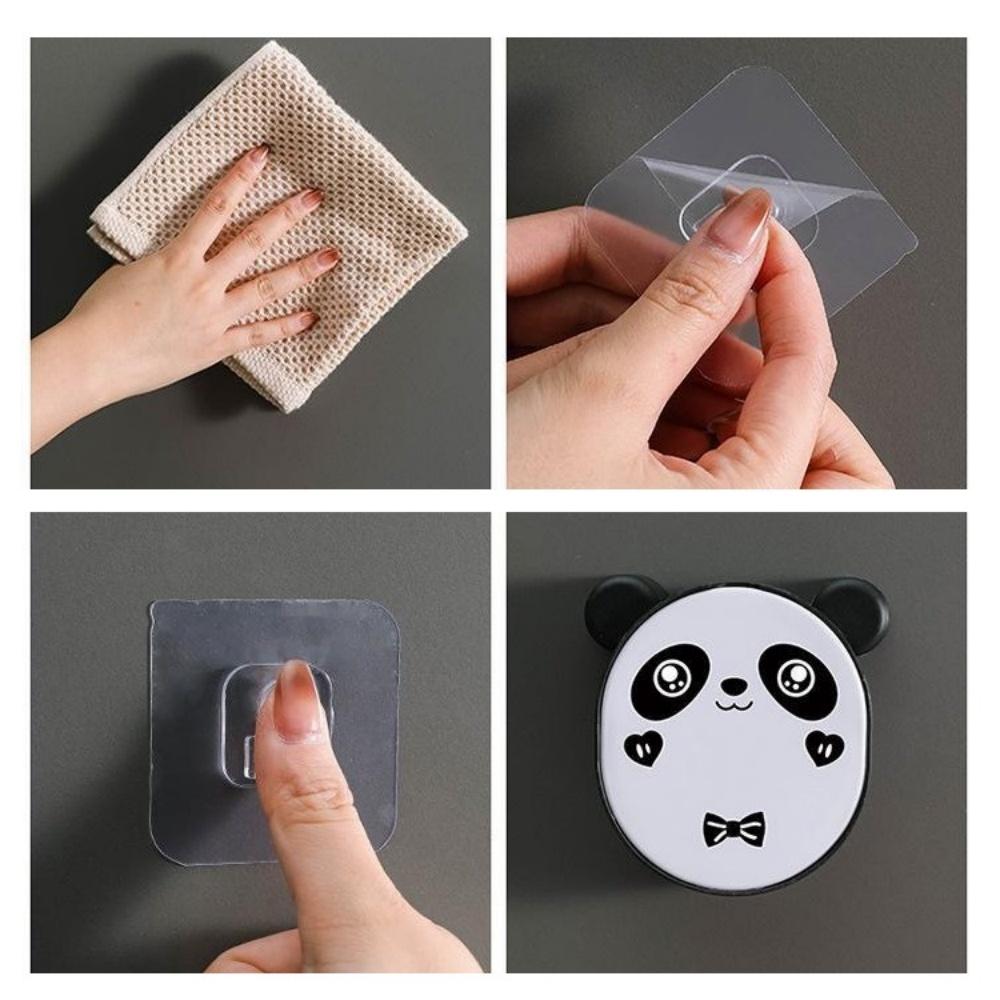 Cute soap rack, wall-mounted soap rack, no-hole soap rack, automatic drainage soap tray for shower, bathroom, bathtub and kitche