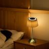 Small Pleated Table Lamp USB Rechargeable Nightstand Lamp Cordless Desk Lamp for Bedroom Living Room Home Office Decor
