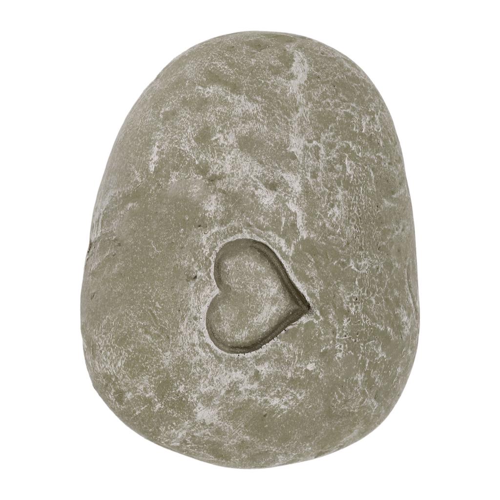 Pet Memorial Garden Stone DIY Lettering Simulation Pebbles Pet Grave Marker for Dogs Cats Love Stone Moss Color