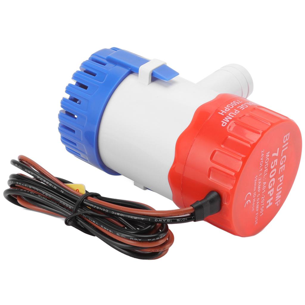 Bilge Pump Nonautomatic with Water Cooled Motor Submersible Marine Water Pump for Pool Spa Boat