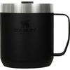 Classic Vacuum Black Perfect for Outdoor Dishwasher Warranty Japanese Mug, 0.35L, 2.0, Insulated, Handle, Camping, Safe, (Authentic Product)