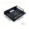 Black/Silver TV Set Top Box Support Rack Single-Layer Storage Shelf Bracket Router Stand  Mini Pc