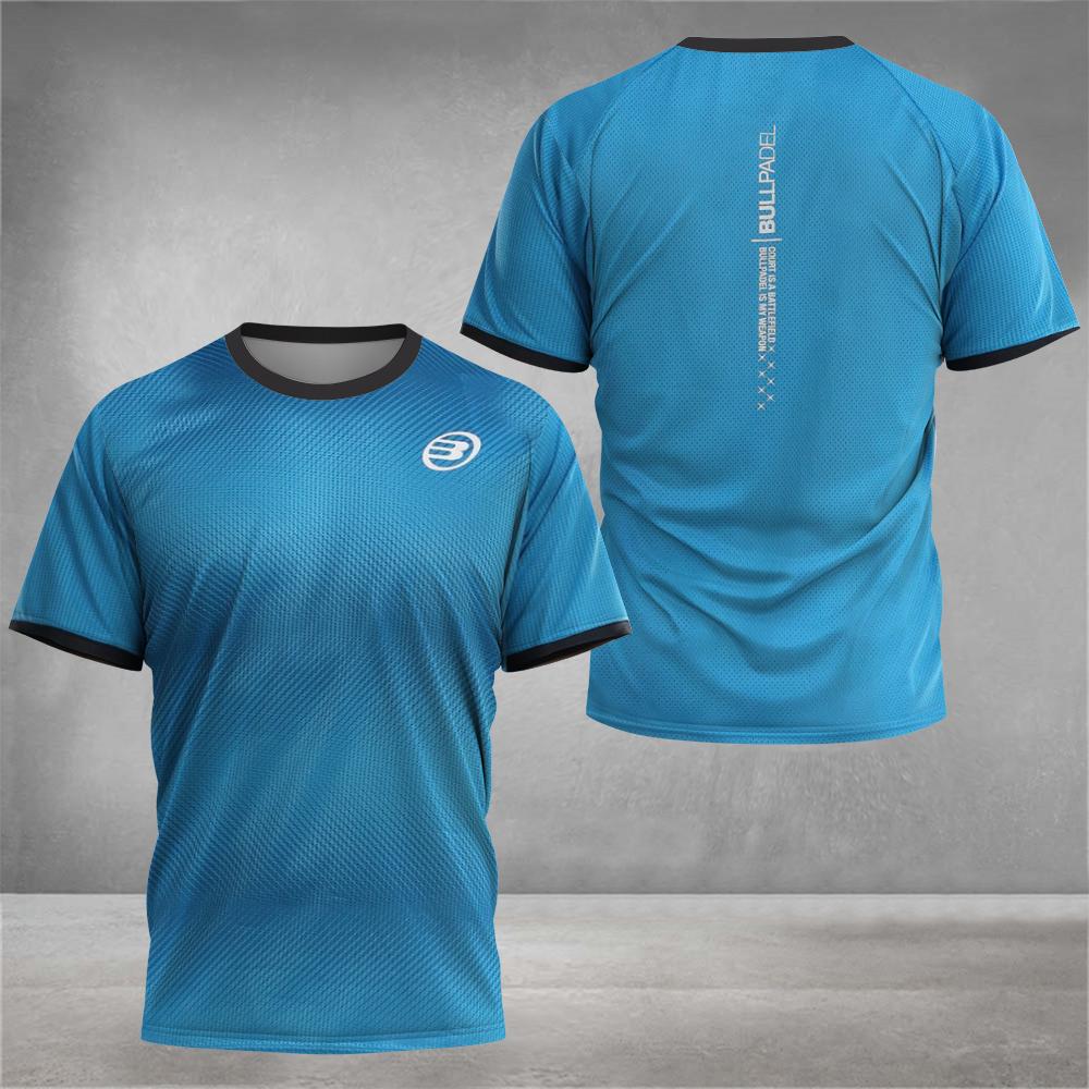 2024 Бутик Мода Теннисный Спортивный Короткий Рукав Летний Новый Мужской Фитнес Спортивный Дышащий Футболка Мужской Падел Быстросохнущий Топ M