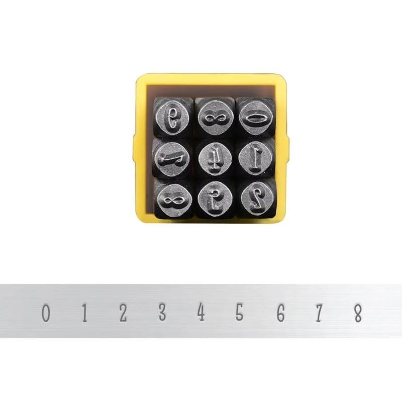 3mm Metal Number/Letter Stamper Metal Leather Punching Tool For Leather Embossing Jewelry Making Leather Stamping Tool