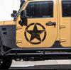 50x50cm Black Army Star Car Vinyl Decal Waterproof Self-adhesive Sticker