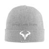 Rafael Nadal RN Rafa Nadruk Czapki Zimowe Dzianinowa Czapka Graficzne Czapki Beanie Czapka Z Daszkiem Jesień Zima Fajne Unisex Kpop Ciepła Miękka Czapka
