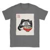 Men Funny Grumpy Frog Ramen Kawaii Ink Painting Japanese T Shirt  Cotton Clothing Funny Short Sleeve Round Collar Tees TShirts