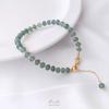 Natural Ice Jade Barrel Abacus Beads for DIY Bracelets