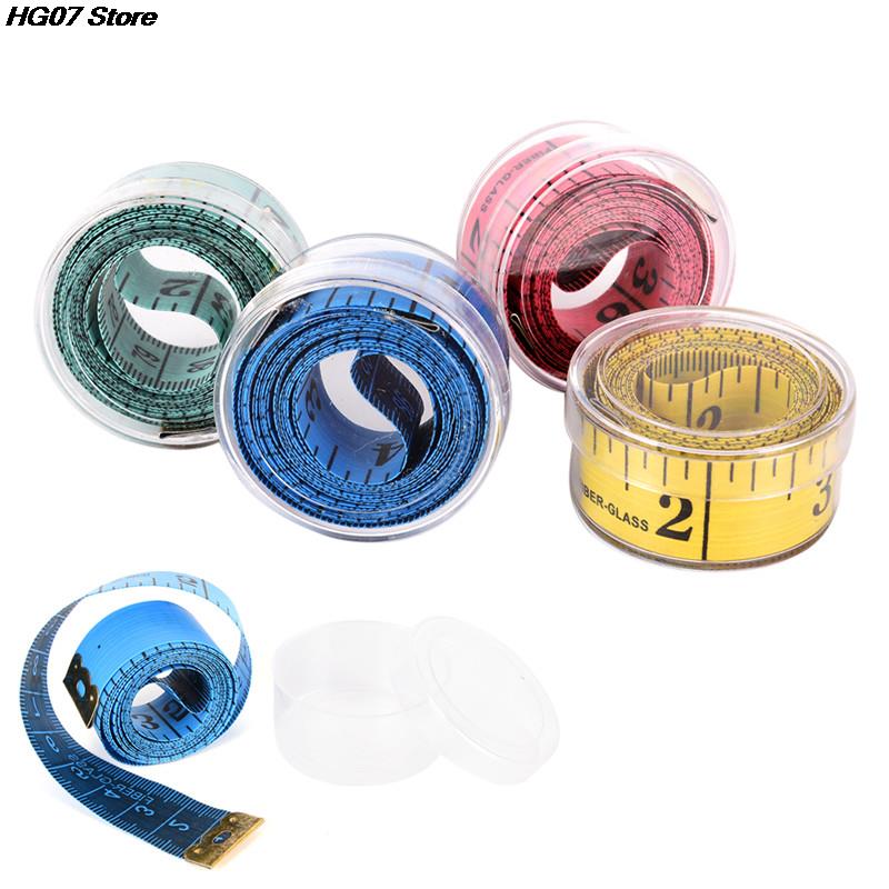 Random Color 150cm/60" Body Measuring Ruler Sewing Tailor Tape Measure Soft Flat Sewing Ruler Meter Sewing Measuring Tape