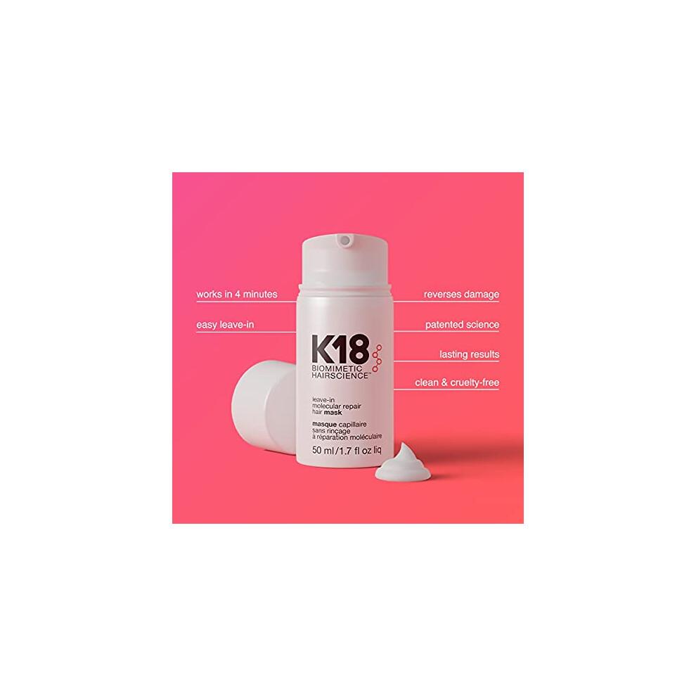 K18 Leave-In Hair Repair Mask, 50ml