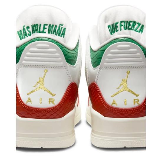 Jordan Air Jordan 3 Mexico 'El Vuelo' Unisex White IO1752-100