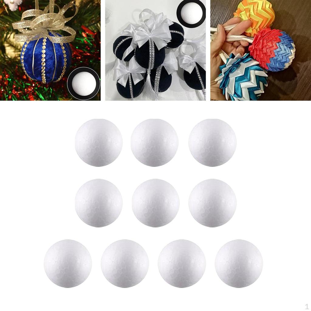 10 Pcs Foam Spheres for Crafting And Decoration