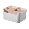 Space Saving Wood Pen Holder Storage Case Remote Storage Holder