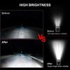 Safego 72W LED Work Light, Narrow 30-degree Beam, 24 LEDs, for Vehicle Exterior Lighting, Agricultural Machinery, 12V/24V Compatible, Universal, Water