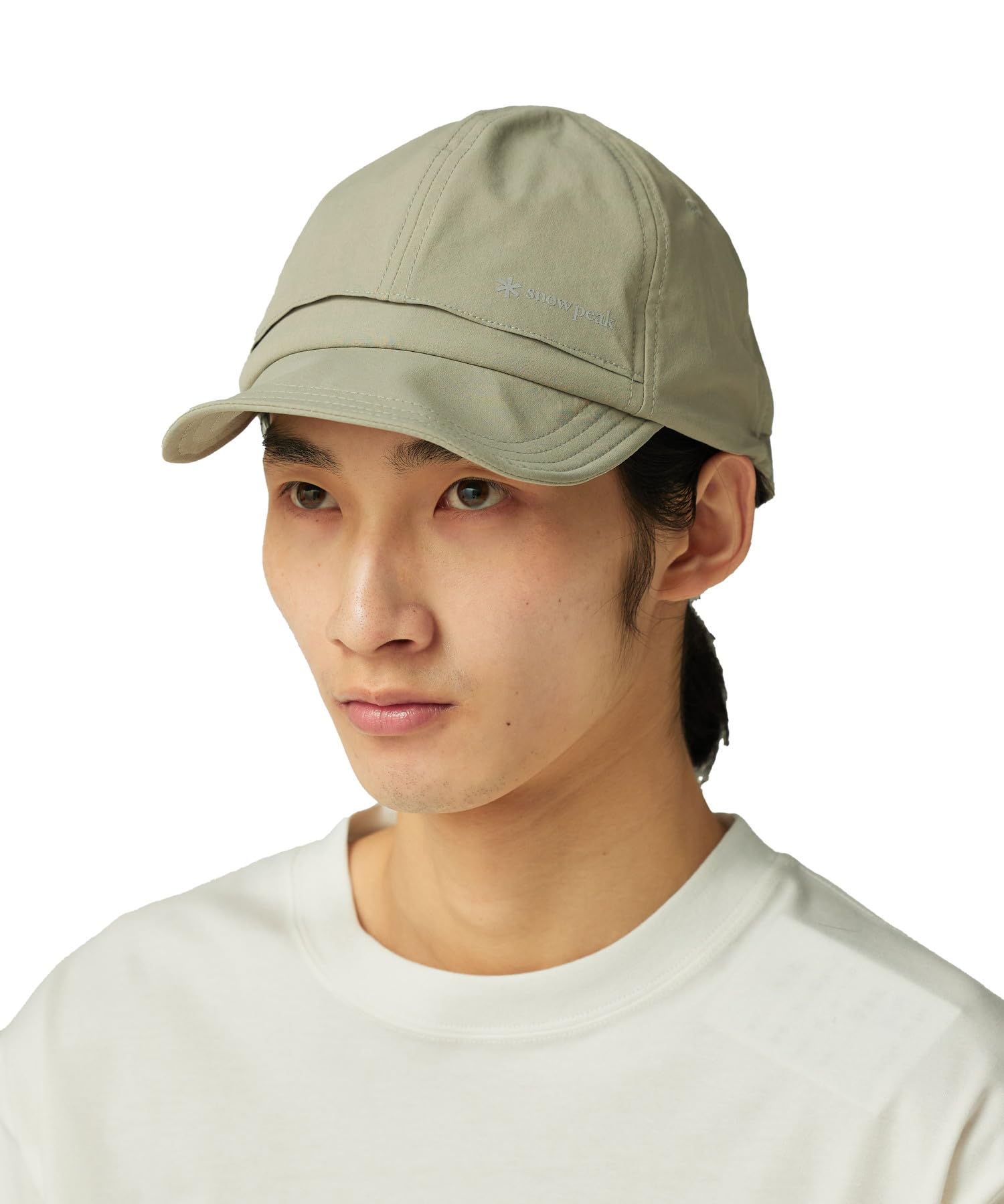 

Snow Peak Stretch Cap Light and Headwear Water-Repellent AC-25AU003, Gray, Men s Women s,
