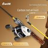 Ice Fishing Rod with Lure Reel & Valve Set for Winter Fishing