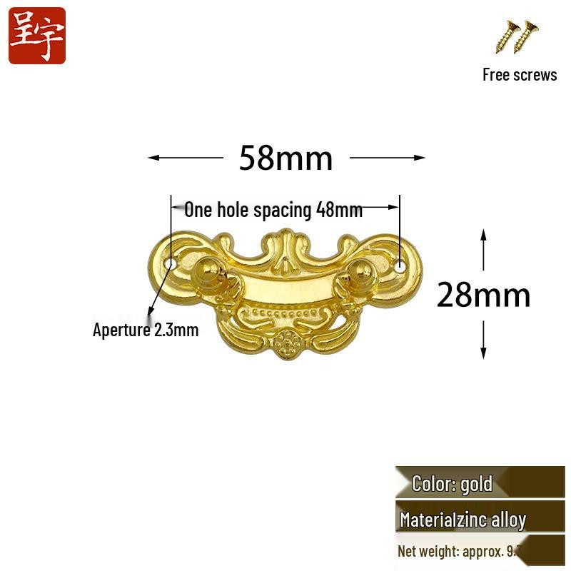 European Style Zinc Alloy Retro Drawer Pulls and Cabinet Handles