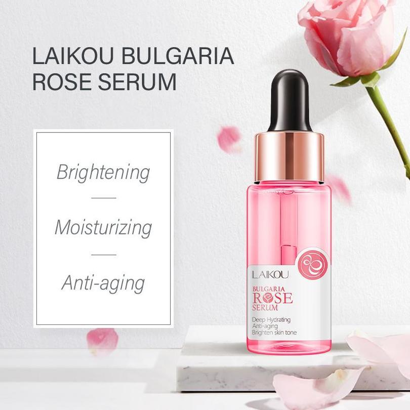 LAIKOU Bulgaria Rose Serum Anti-wrinkle Anti-aging Essence Facial Moisturizing Serum Face Care