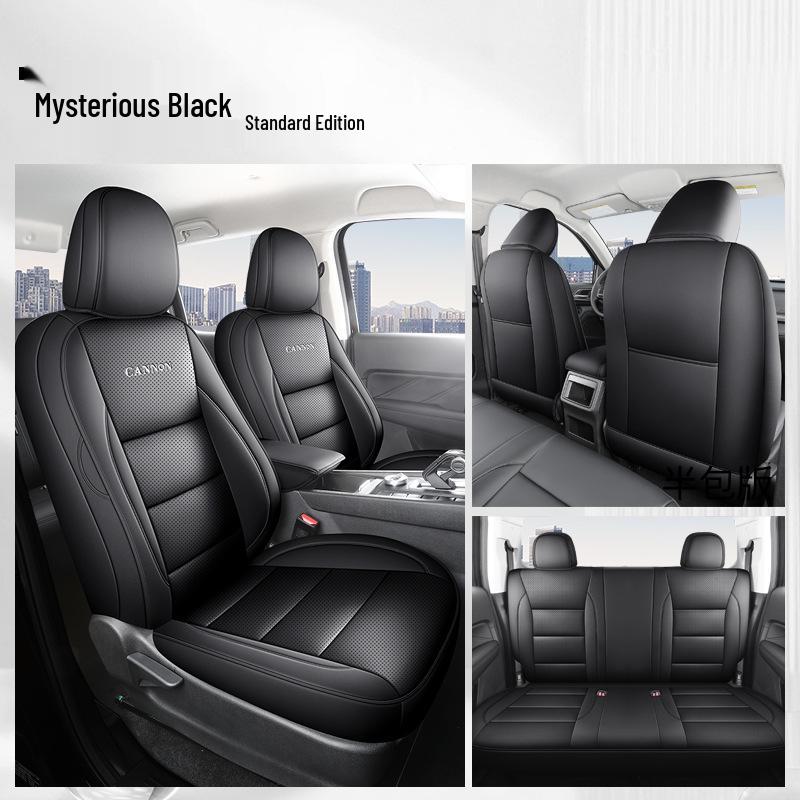 New Model Leather Car Seat Cushion for Great Wall Cannon - Five-Seat, Universal Fit, All Seasons