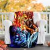 1pc Akaza (4) Theme Blanket - Digital Print, Polyester, Cozy for All Seasons, Perfect for Outdoor, and Travel